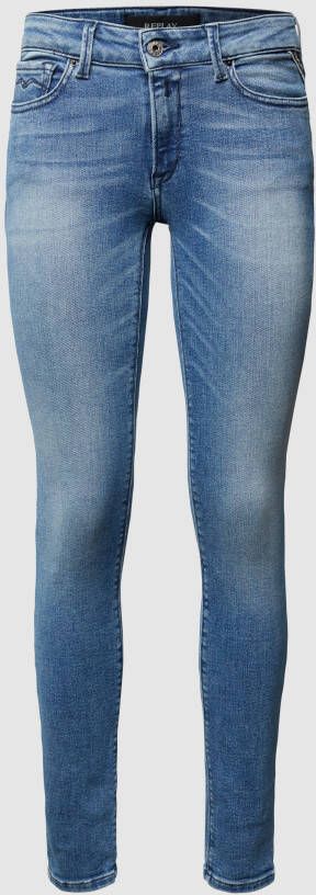 Replay Skinny fit jeans met stretch model 'New Luz'