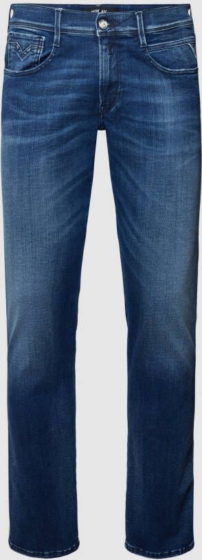 Replay Slim fit jeans met 5-pocketmodel model 'ANBASS'