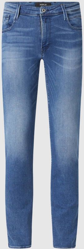 Replay Slim fit jeans met stretch model 'Anbass'