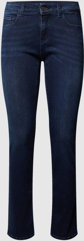 Replay Straight fit jeans met stretch model 'Faaby'
