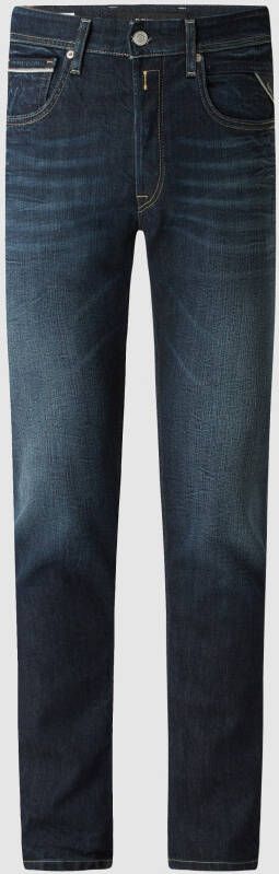 Replay Straight fit jeans met stretch model 'Grover'