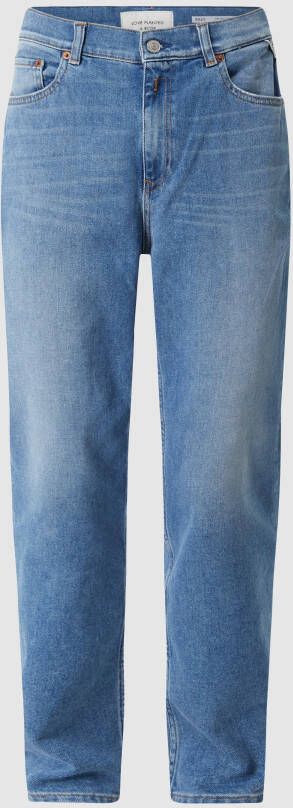 Replay Tapered fit high waist jeans met stretch model 'Kiley'