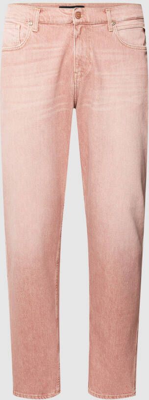 Replay Tapered fit jeans met labelpatch model 'SANDOT'