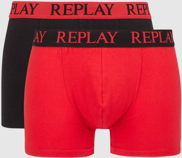 Replay Underwear Boxershort van microvezel in een set van 2