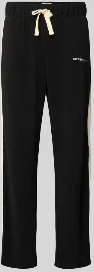 RETERNITY straight fit sweatpants van elastische materiaalmix