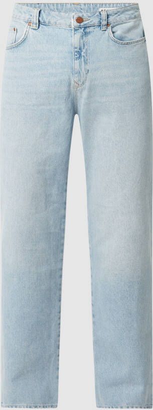 REVIEW Baggy fit jeans met merkdetail