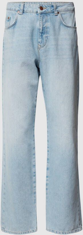 REVIEW Baggy fit jeans met merkdetail
