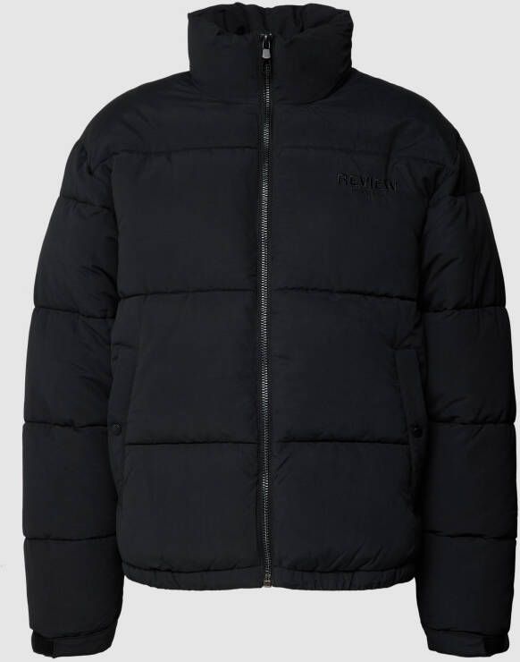 REVIEW Gewatteerd jack met labelstitching