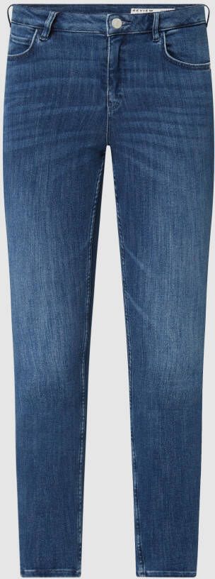 REVIEW High waist skinny fit jeans met stretch