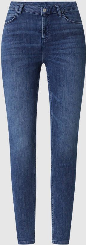 REVIEW High waist skinny fit jeans met stretch