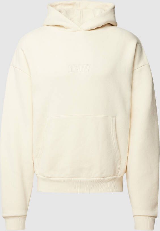 REVIEW Hoodie met labeldetail