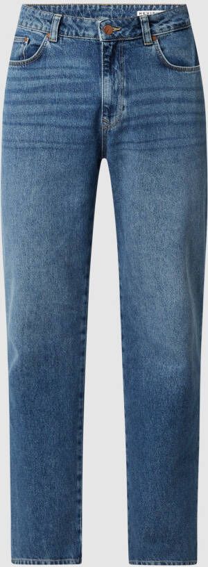 REVIEW Baggy fit jeans met merkdetail