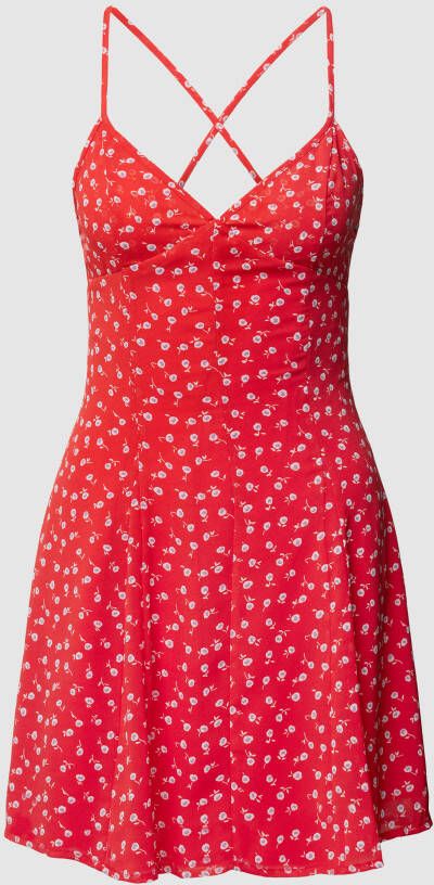 Review Mini-jurk met bloemenmotief