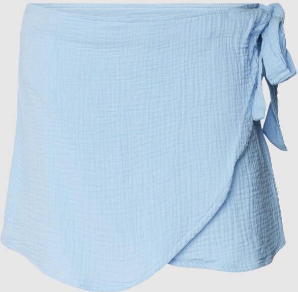 Review Minirok van katoen in wikkellook