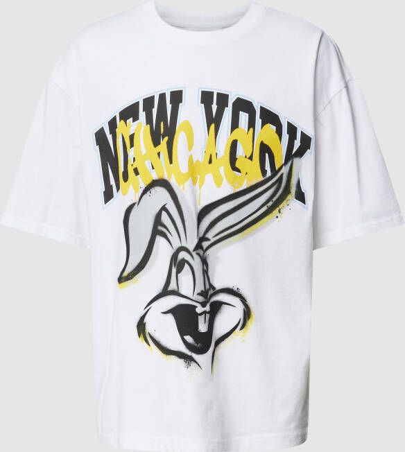 REVIEW Oversized T-shirt met Looney Tunes -print