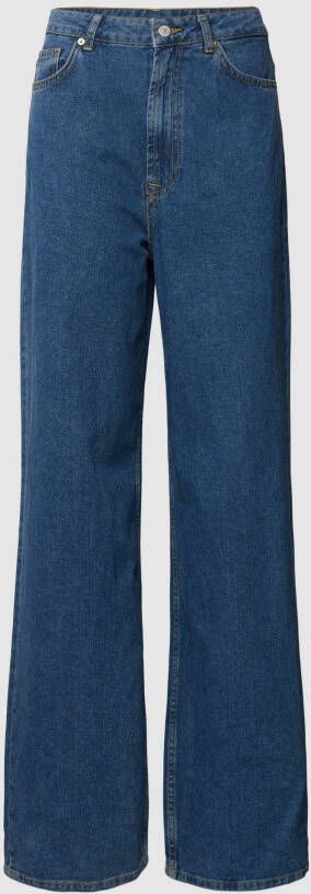 REVIEW Relaxed fit jeans met high waist