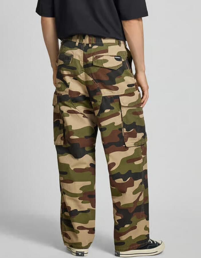 REVIEW Baggy cargobroek met achterzakken