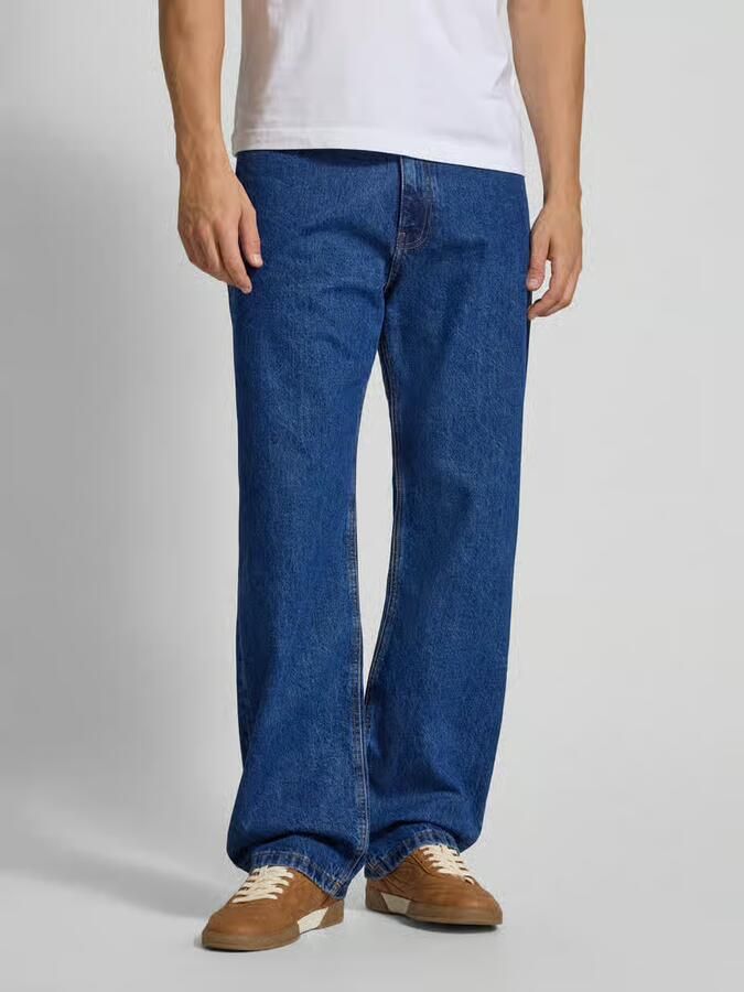 REVIEW Baggy fit jeans met labeldetails - Foto 2