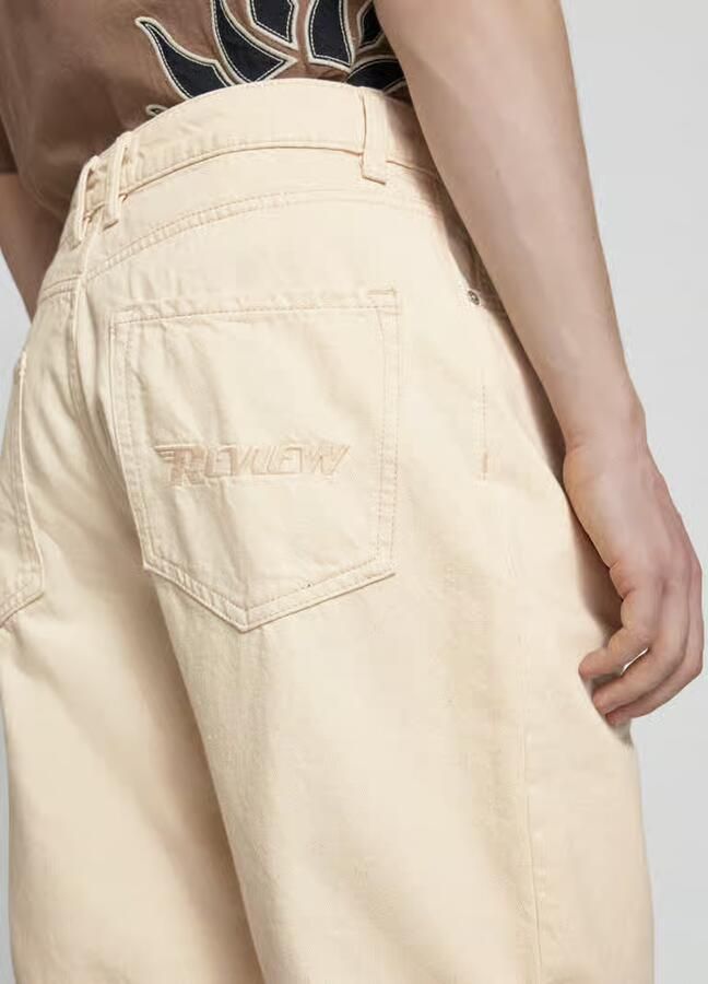 REVIEW Baggy fit korte jeans in 5-pocketmodel