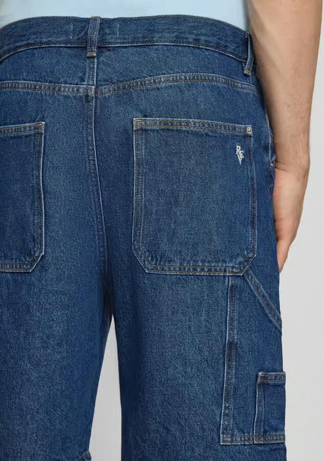 REVIEW baggy fit korte jeans met steekzakken