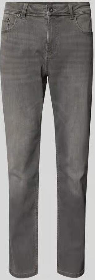 REVIEW Comfortabele slim fit jeans in grijze wassing en 5-pocketmodel - Foto 2