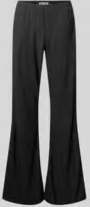 REVIEW Flared cut broek met plissévouwen en elastische band
