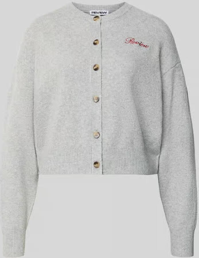 REVIEW Gebreid jack met labelstitching