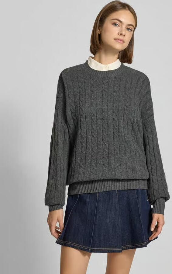 REVIEW Gebreide pullover met kabelpatroon - Foto 2