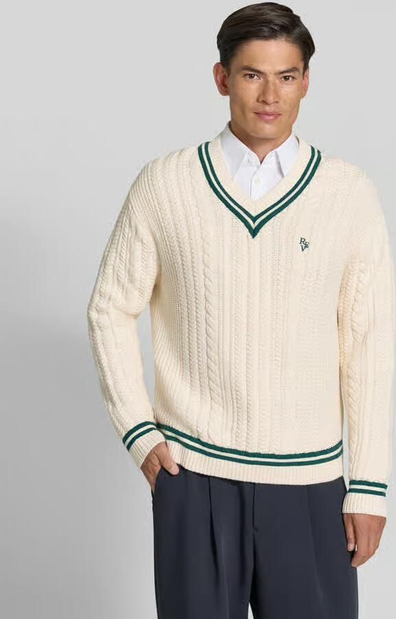 REVIEW Gebreide pullover met kabelpatroon - Foto 2