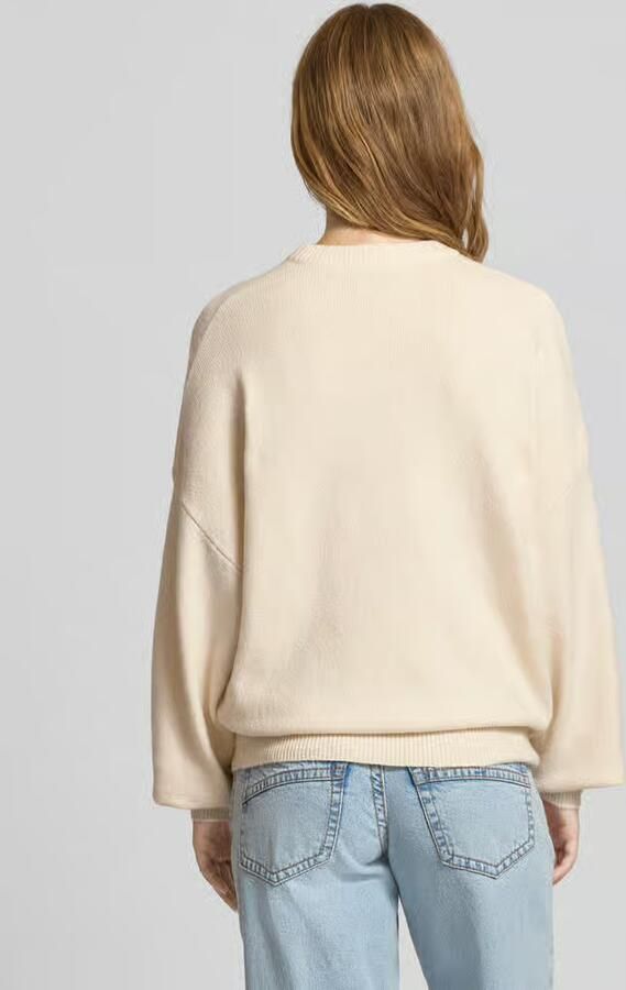 REVIEW Gebreide pullover met labelprint
