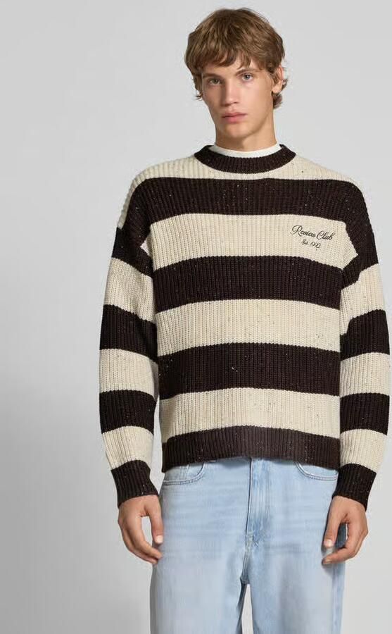 REVIEW Gebreide pullover met labelstitching - Foto 2