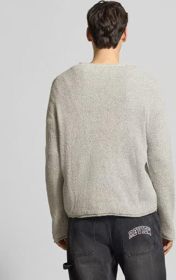 REVIEW Gebreide pullover met ribboorden