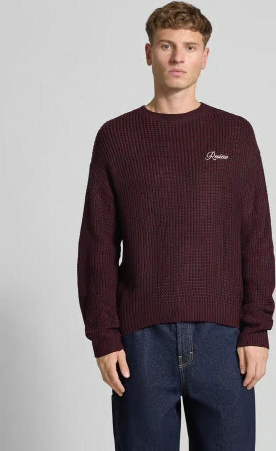 REVIEW Gebreide pullover met ronde hals - Foto 2