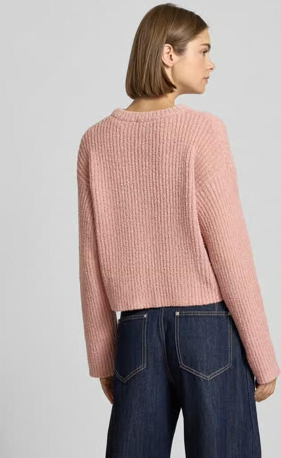 REVIEW Gebreide pullover met structuurmotief
