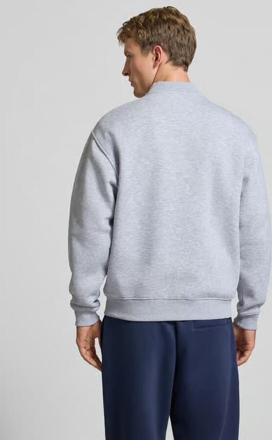 REVIEW Gezipte sweatjack met college-kraag - Foto 3