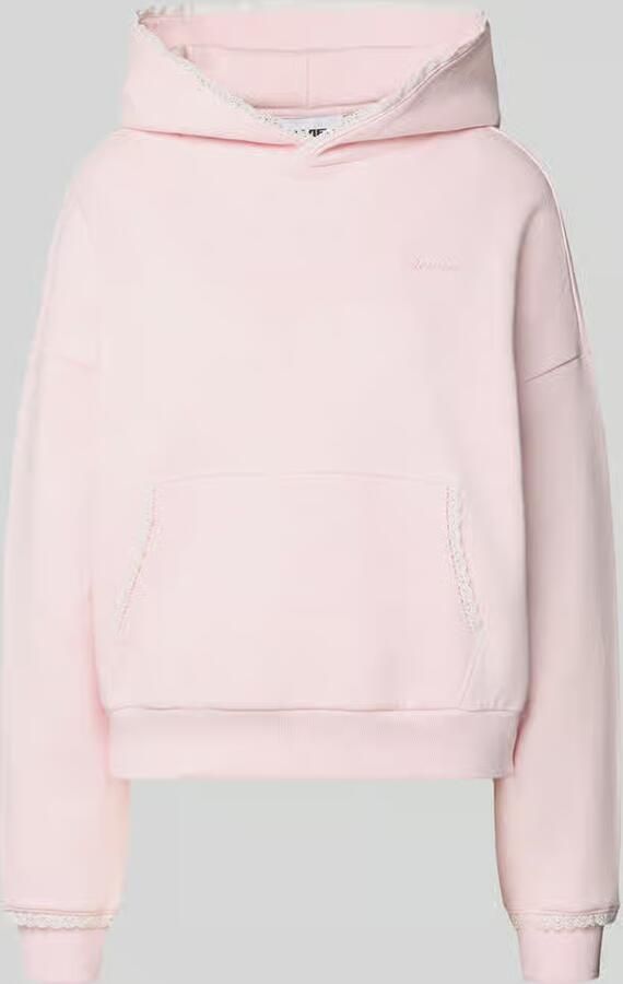 REVIEW hoodie met gehaakt kant