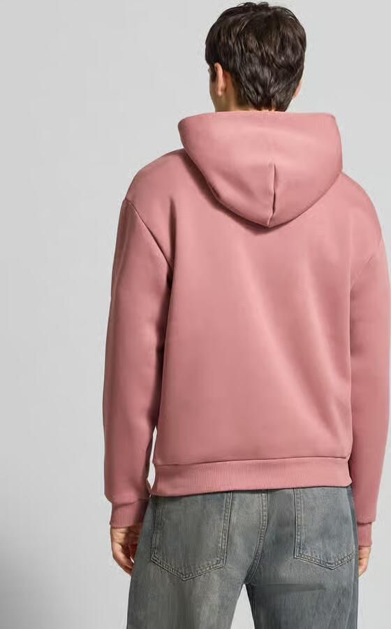REVIEW Hoodie met labelprint