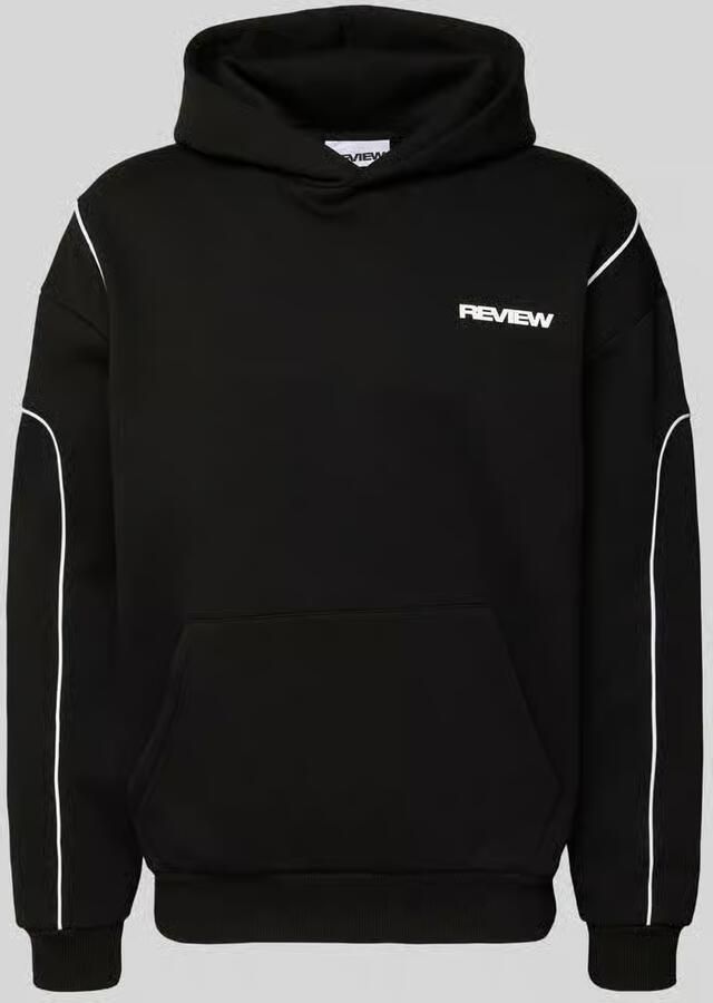 REVIEW hoodie met logo en kangoeroezak - Foto 2