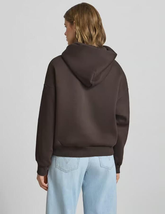 REVIEW hoodie met logo en kangoeroezak