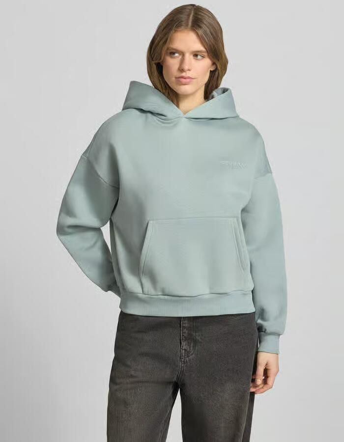 REVIEW hoodie met logo en kangoeroezak - Foto 2