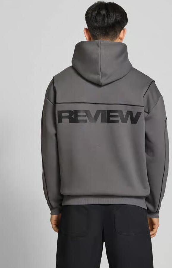 REVIEW hoodie met logo en kangoeroezak - Foto 2