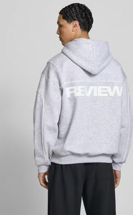 REVIEW hoodie met logo en kangoeroezak - Foto 3