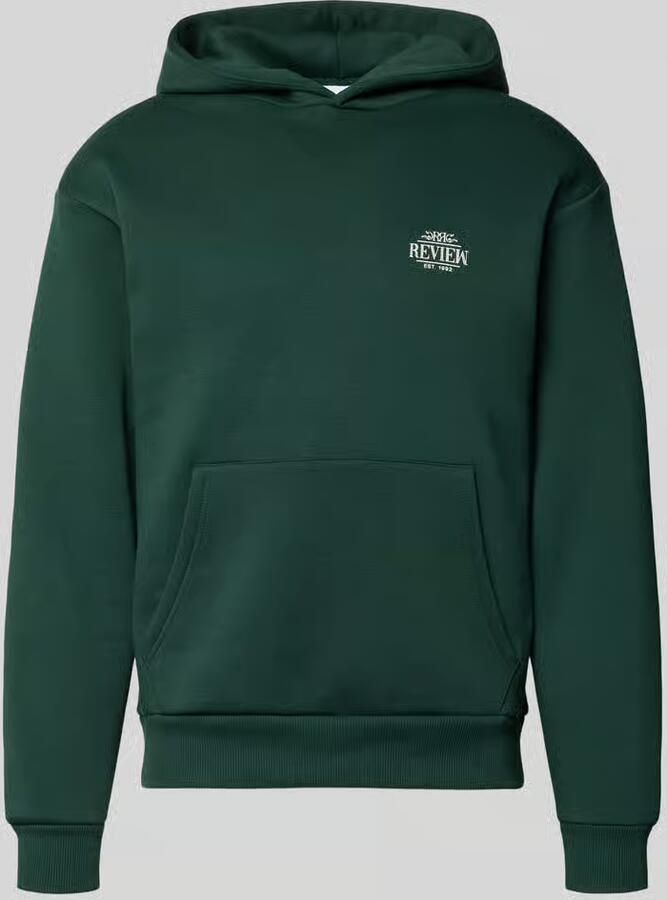 REVIEW Hoodie met logoprint en kangoeroezak - Foto 2