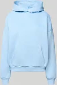 REVIEW Hoodie met logoprint en kangoeroezak