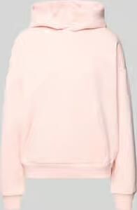 REVIEW Hoodie met logoprint en kangoeroezak