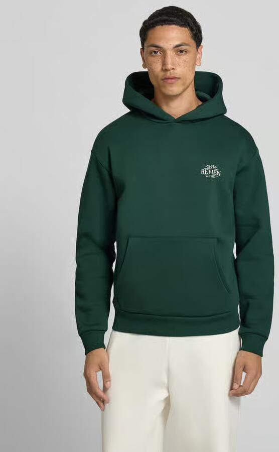 REVIEW Hoodie met logoprint en kangoeroezak - Foto 2