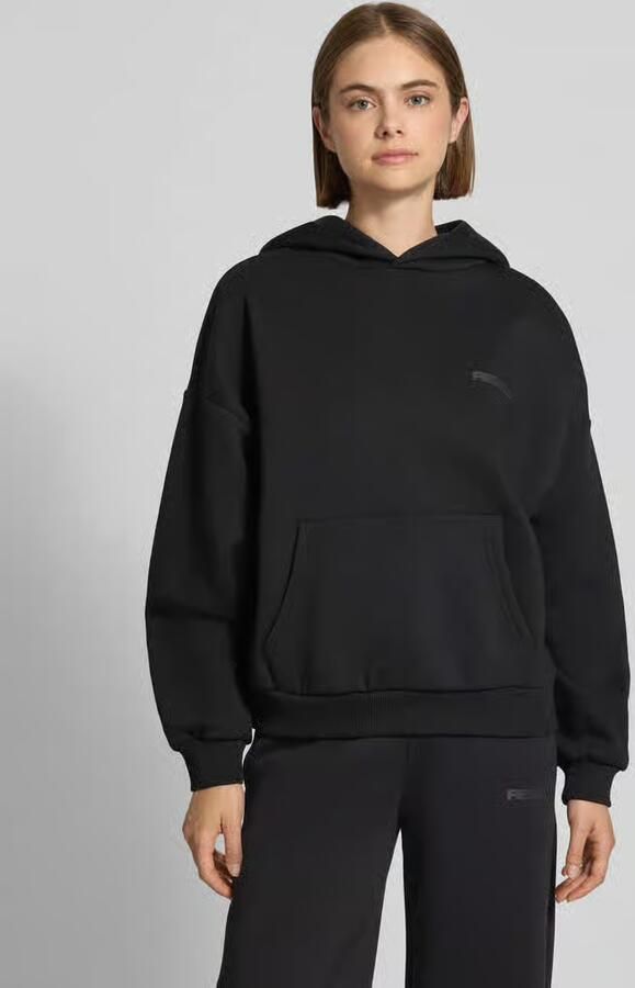REVIEW Hoodie met logoprint en kangoeroezak - Foto 2