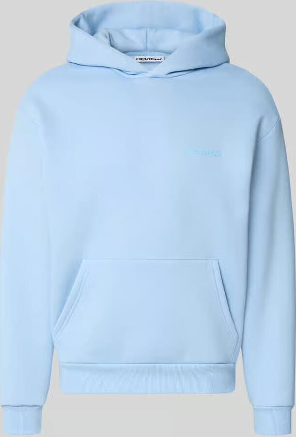 REVIEW hoodie met logoprint
