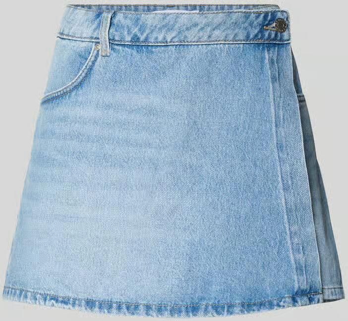 REVIEW Jeans-skort in lichtblauwe wassing - Foto 2