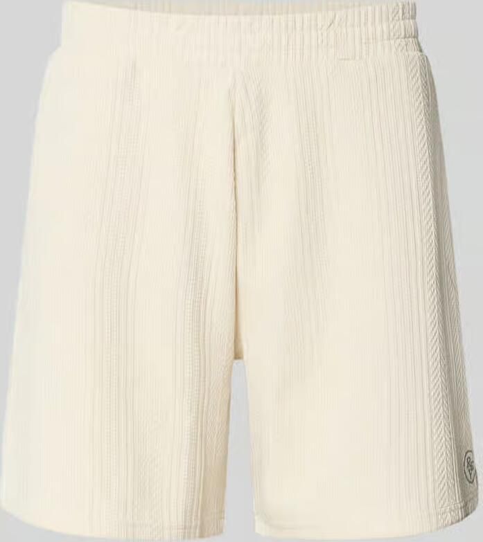 REVIEW Korte broek met structuurpatroon en elastische band - Foto 2